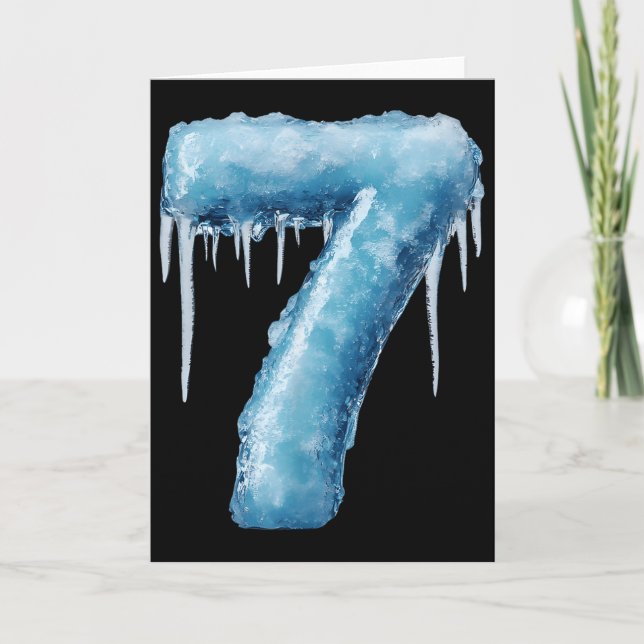 Carte Numéro 7 Fire Ice Numéro Six Sept Mème 67 Alpha S (Devant)