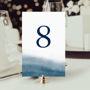 Carte Numéro de table Ocean Tides