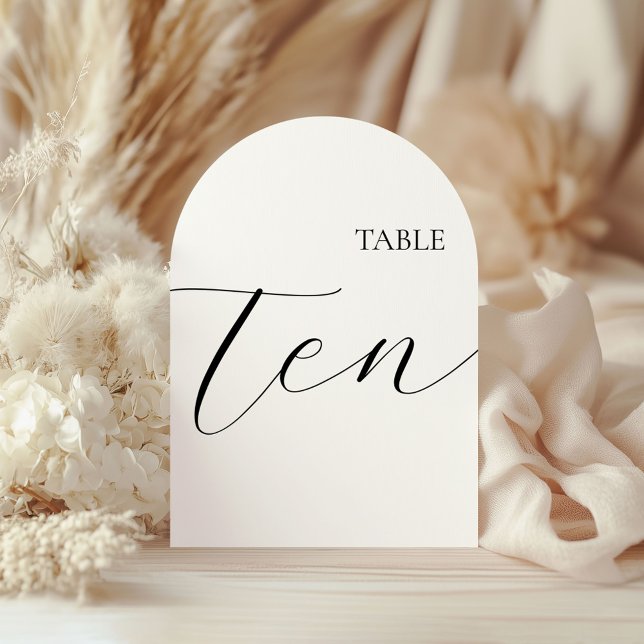 Carte numéro dix de table (Créateur téléchargé)