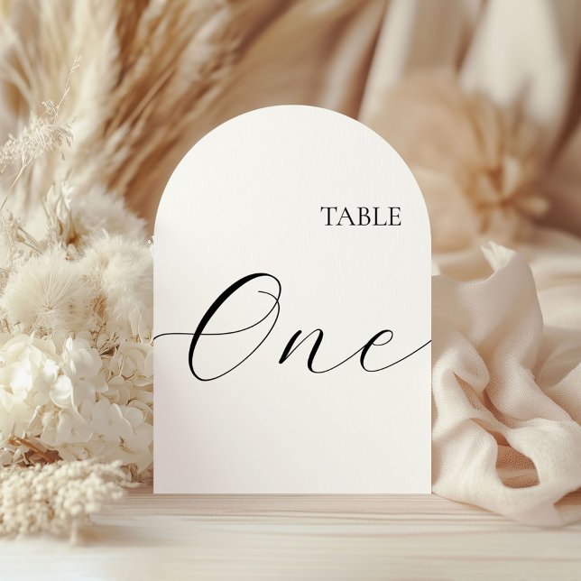 Carte numéro un de table (Créateur téléchargé)