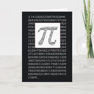 Carte Numéros Jour Pi