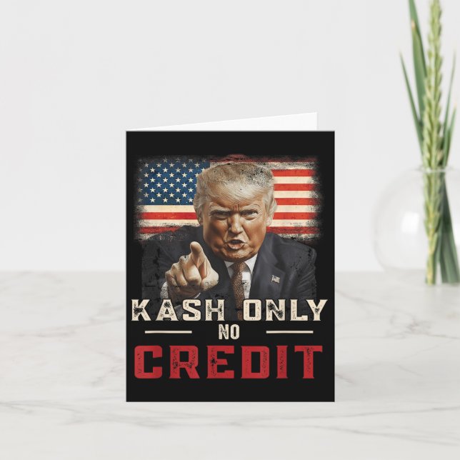 Carte Nur Kash Pas de crédit Donald Trump (Devant)