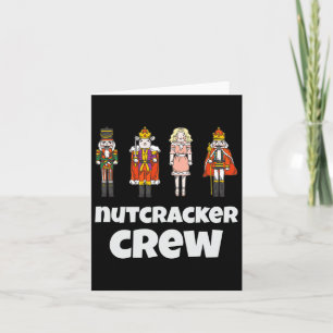 Carte Nutcracker Crew Famille Correspondant Xmas Garçons