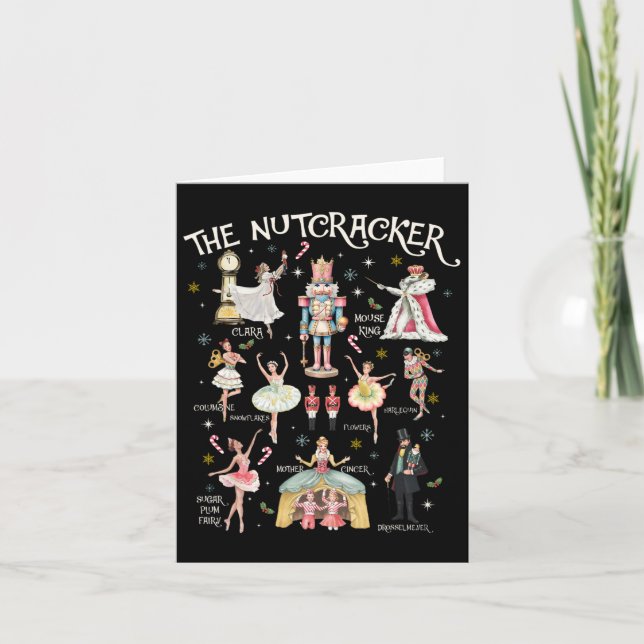 Carte Nutcracker Noël Noël Noël Famille Correspondant Py (Devant)