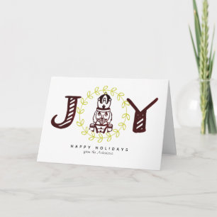 Carte Nutcracker Simple Holiday Card