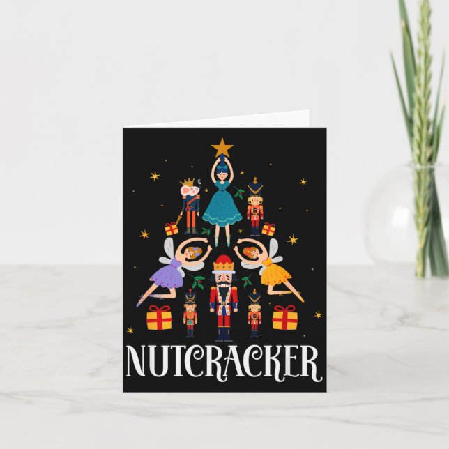 Carte Nutcracker Sugar Fairy Plum Christmas - Nutcracker (Devant)