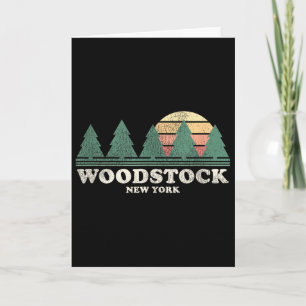 Carte Ny Vintage Tee Rétro Design des Années 70 