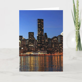Carte NYC New York City Manhattan Nuit