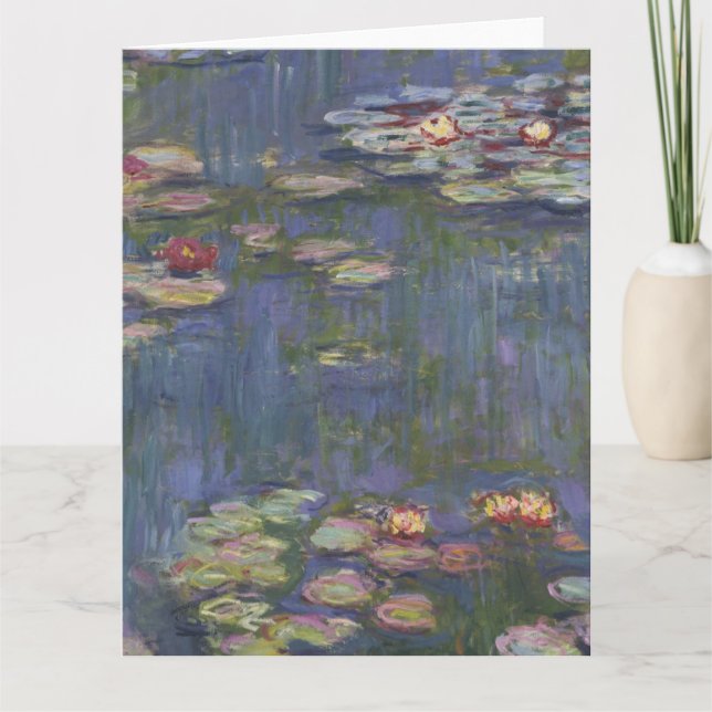 Carte Nymphéas par Claude Monet (Devant)