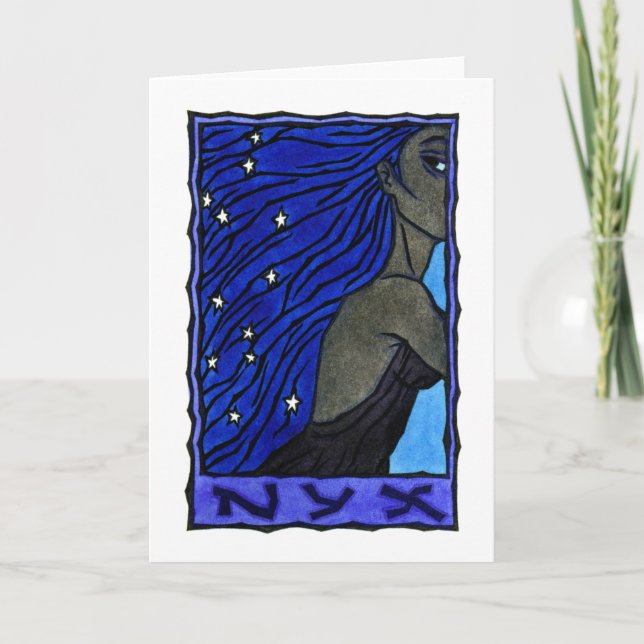 Carte Nyx Greeting Card (Devant)