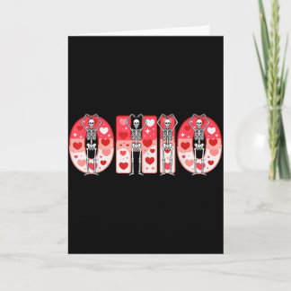 Carte O-h-i-o Squelettes drôles Ohio Dans Midwestern Val