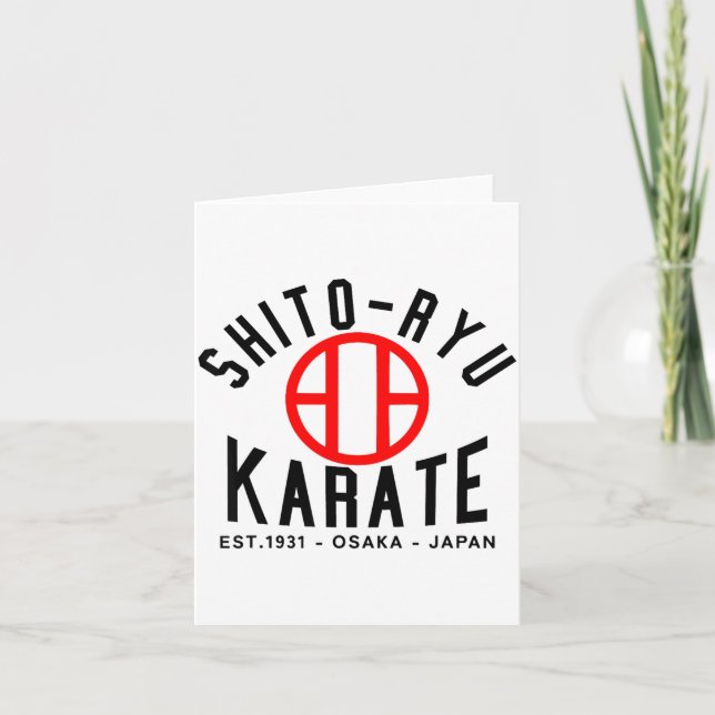 Carte O-ryu Karate Japan Martial Arts  (Devant)