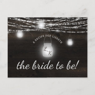 Carte Oak Ridge Rustic Wood Bride être Recette