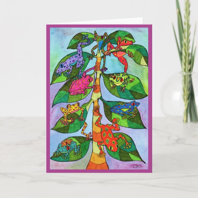 Carte Oaxacan Frog Tree of Life (Devant)