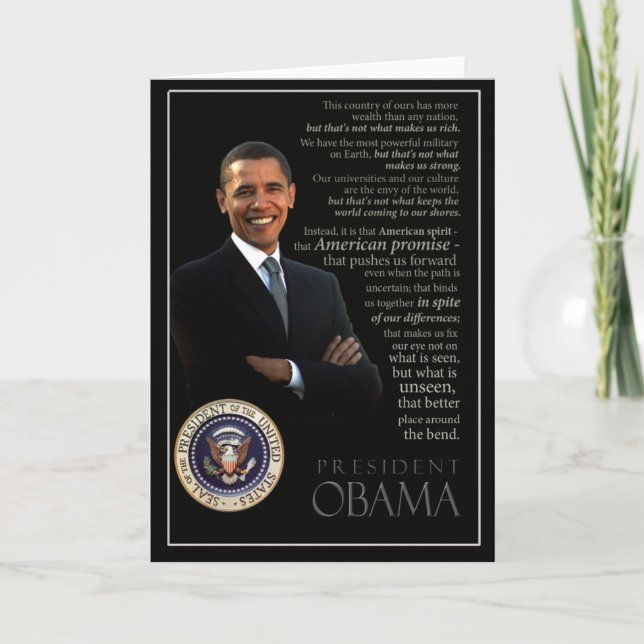 Carte Obama (Devant)