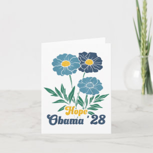 Carte Obama 2028 espère la florale pour le président _1