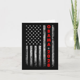 Carte Obama 2028 Voter Chemise Obama Pour Le Président 2