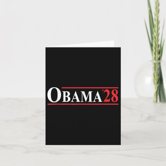 Carte Obama 28 Retro Vintage (Devant)