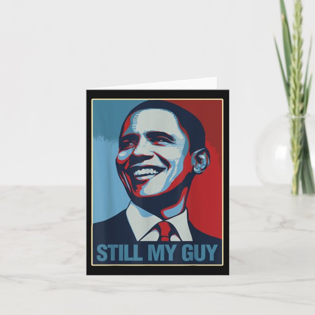 Carte Obama Chemise Toujours Mon Guy Barack Obama Don (Devant)