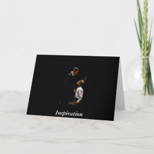 Carte Obama et young boy