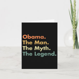 Carte Obama L'Homme Le Mythe La Légende