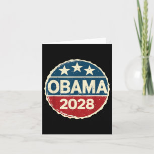 Carte Obama pour le président 2028 Obama 2028