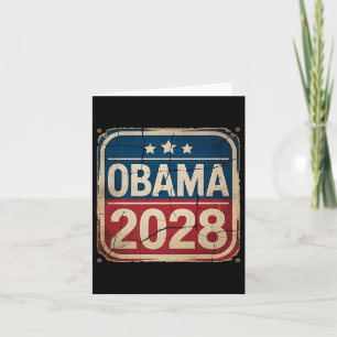 Carte Obama pour le président 2028 Obama 2028 Premium