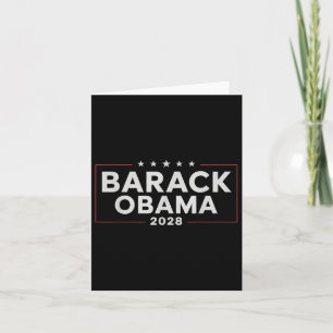 Carte Obama Président Vintage 2028 Obama
