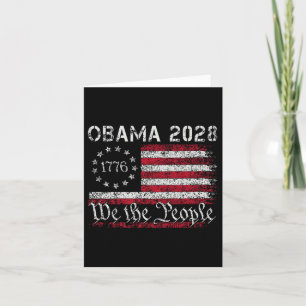 Carte Obama Retro Vintage Us Drapeau Patriotique 2028 17
