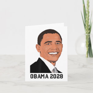 Carte Obama Vintage rétro patriotique 2028