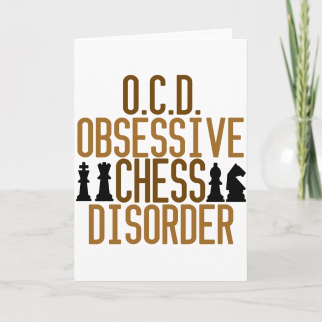 Carte Obsédée par les échecs (Devant)