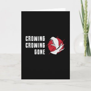 Carte Observation d'oiseaux Crowwing Crowing Crowing Gon