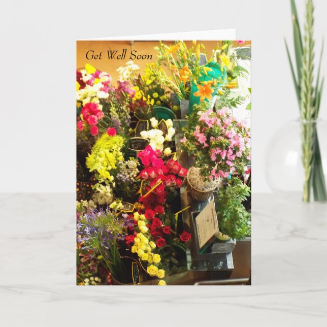 Carte Obtenez bien bientôt (Devant)