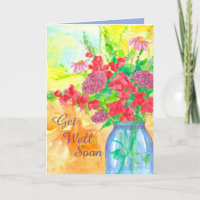 Obtenez Bien Bientôt Fleurs Aquarelles Gourmandes