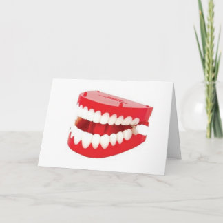 Carte Obtenez bien Bientôt les dents qui chattent