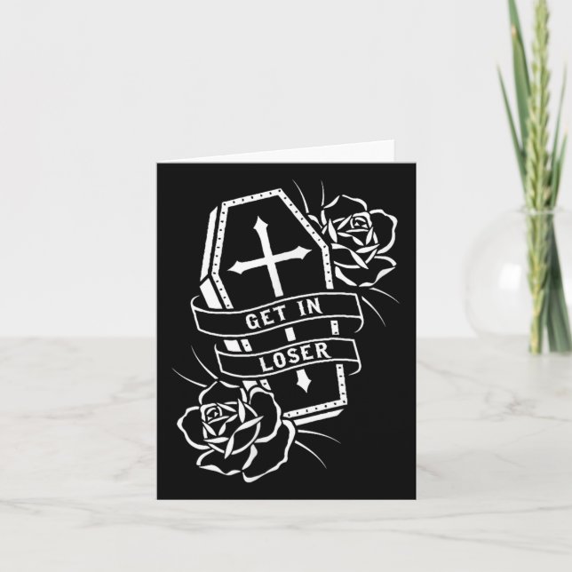 Carte Obtenez Dans Loser Punk Goth Tattoo Coffret (Devant)