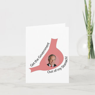 Carte Obtenez le gouvernement hors de mon estomac !