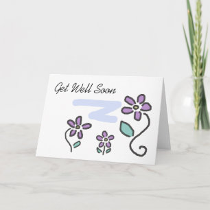 Carte Obtenez les fleurs pourpres de puits bientôt -