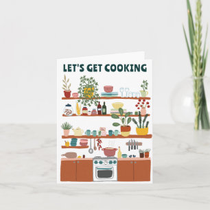 Carte OBTENONS CUISINE Cute Illustration Cuisine sur mes