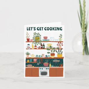 Carte OBTENONS CUISINE Cute Illustration Cuisine sur mes