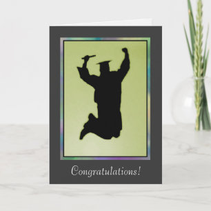 Carte Obtention du diplôme - Congrats masculin sur