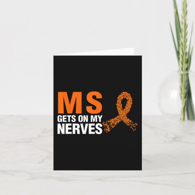 Carte Obtient Sur Mes Nerves Une Sclérose Multiples (Devant)