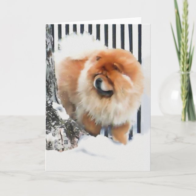 Carte OCCASION DANS la bouffe de heARTdog de NEIGE (Devant)