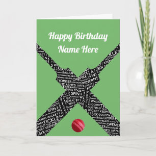 Carte Occasion ou destinataire personnalisable de cricke