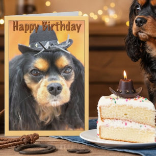 Carte Occidental Joyeux Anniversaire Cavalier Roi Charle