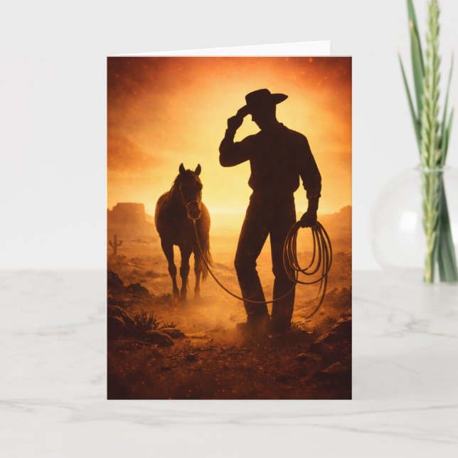 Carte Occidentale Vierge pour Toute Occasion (Devant)