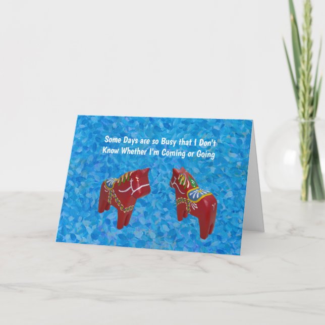 Carte occupé, comment avez-vous été ? (Devant)