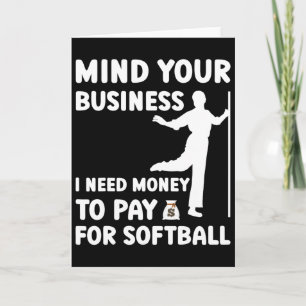 Carte Occupe-Toi De Tes Affaires J'ai Besoin D'argent Po