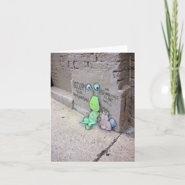 Carte occuper votre imagination (Devant)