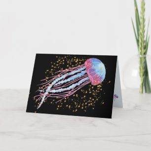 Carte Ocean Jellyfish Sparkday